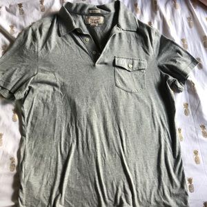 Mems collard penguin shirt